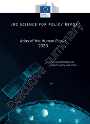 Front cover of the Executive Summary for the Atlas of the Human Planet 2020