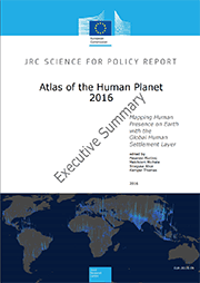 Front cover of the Executive Summary for the Atlas of the Human Planet 2016